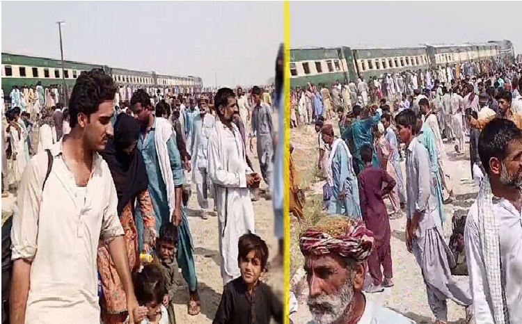 جیکب آباد: ریلوے ٹریک پر دھماکہ، جعفر ایکسپریس کی 5 بوگیاں پٹری سے اتر گئیں