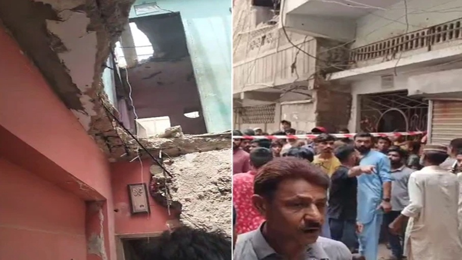 لیاری میں رہائشی عمارت کی چھت گرنے سے 2 خواتین جاں بحق، 3 زخمی