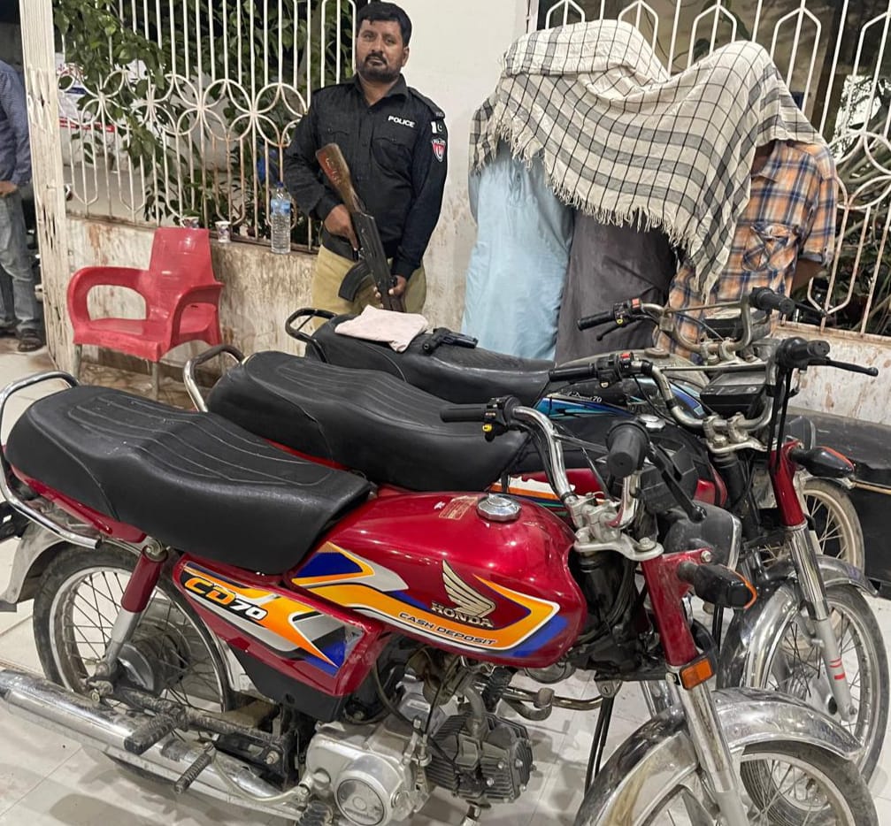 ملير: اسٽريٽ ڪرائمز ۾ ملوث 3جوابدار گرفتار