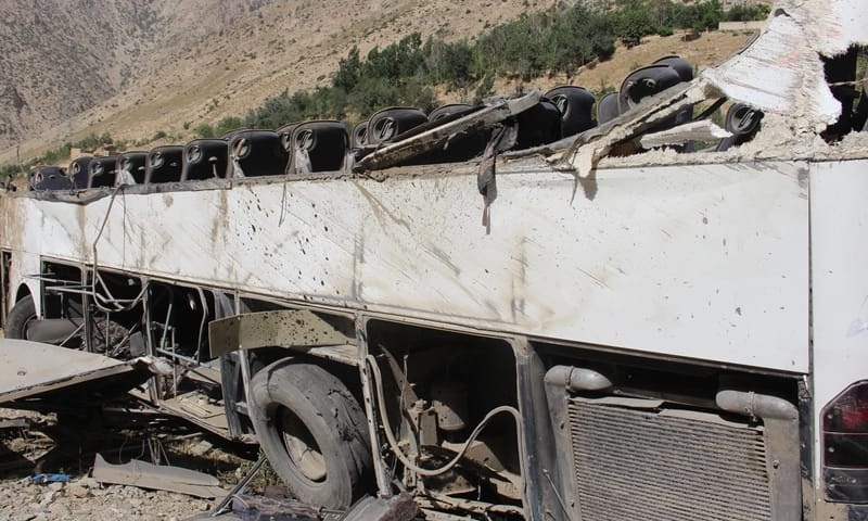 خوفناک بس حادثہ، 76 افراد جاں بحق
