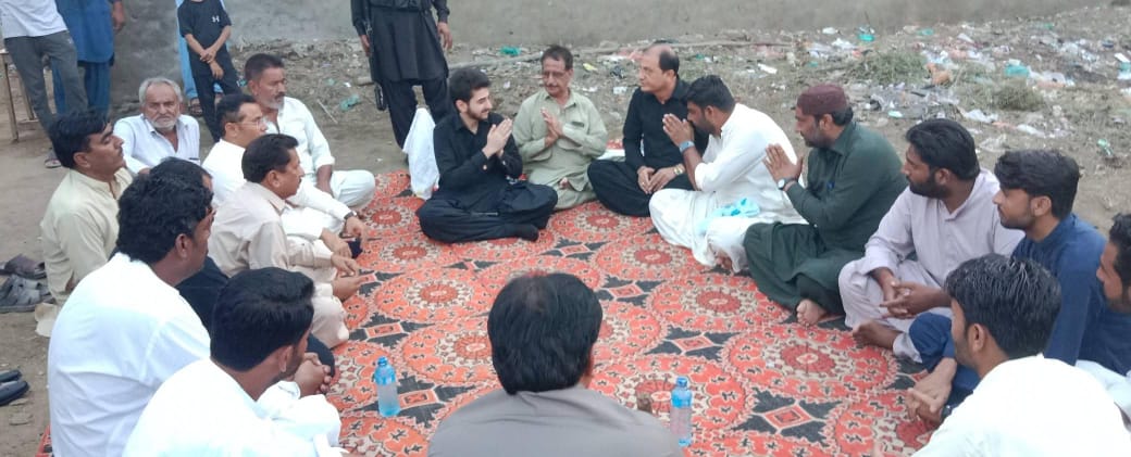 عمرڪوٽ: چنديرام پاڙي ۾ تعزيت جو سلسلو، نوابزاده محمد شهمير ٽالپر ۽ ساٿين جو شرڪت