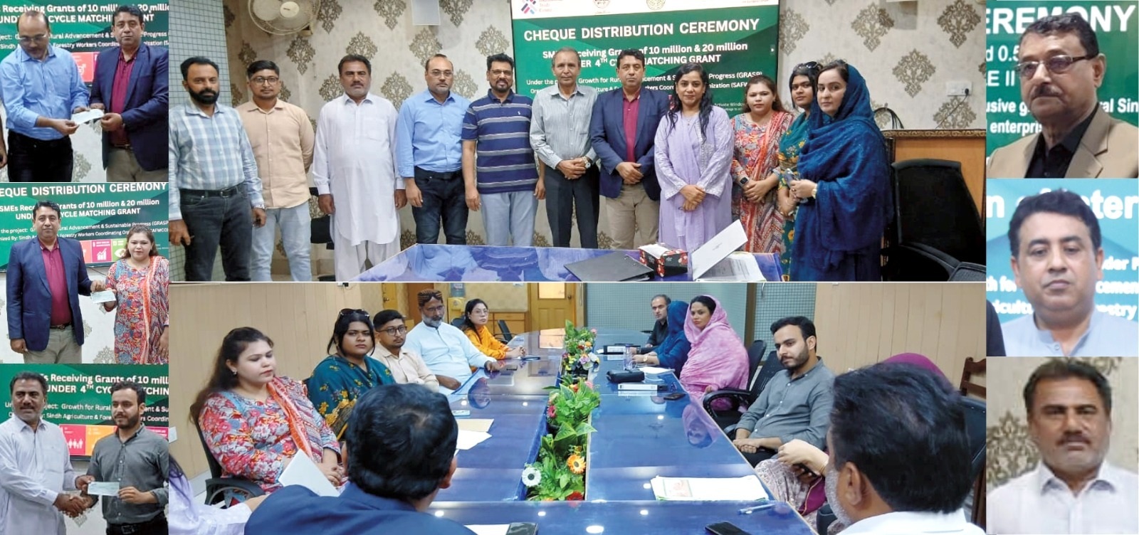 سافڪو گراسپ پروجيڪٽ تحت امداد جو چوٿون مرحلو شروع ڪري ڇڏيو