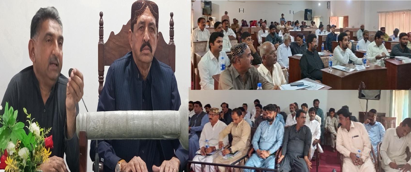 عمرڪوٽ: ضلعي ڪائونس جي اجلاس ۾ افغانين جي نيڪالي واري مطالبي جو پڙاڏو