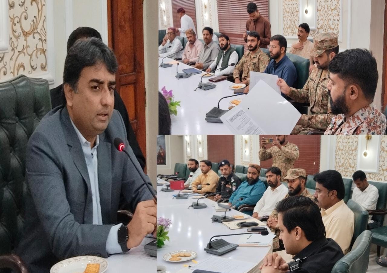 ڊپٽي ڪمشنر عمرڪوٽ نويدالرحمان لاڙڪ جي صدارت  هيٺ اهم اجلاس