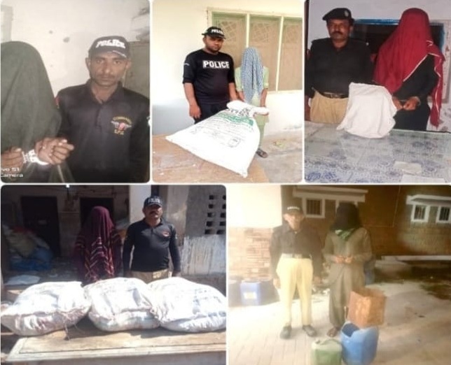 سجاول پوليس جي ڪارروائي، 5 ڏوهاري گرفتار