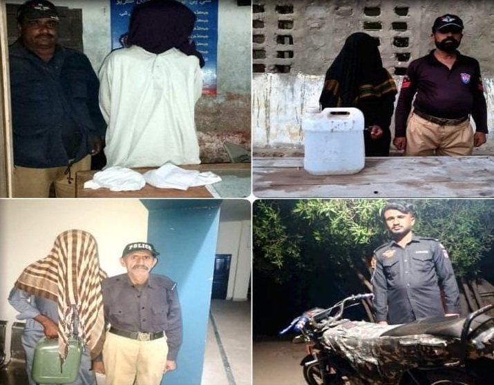 سجاول وليس جون منشيات فروشن خلاف ڪارروائيون جاري، 3 ڄڻا گرفتار