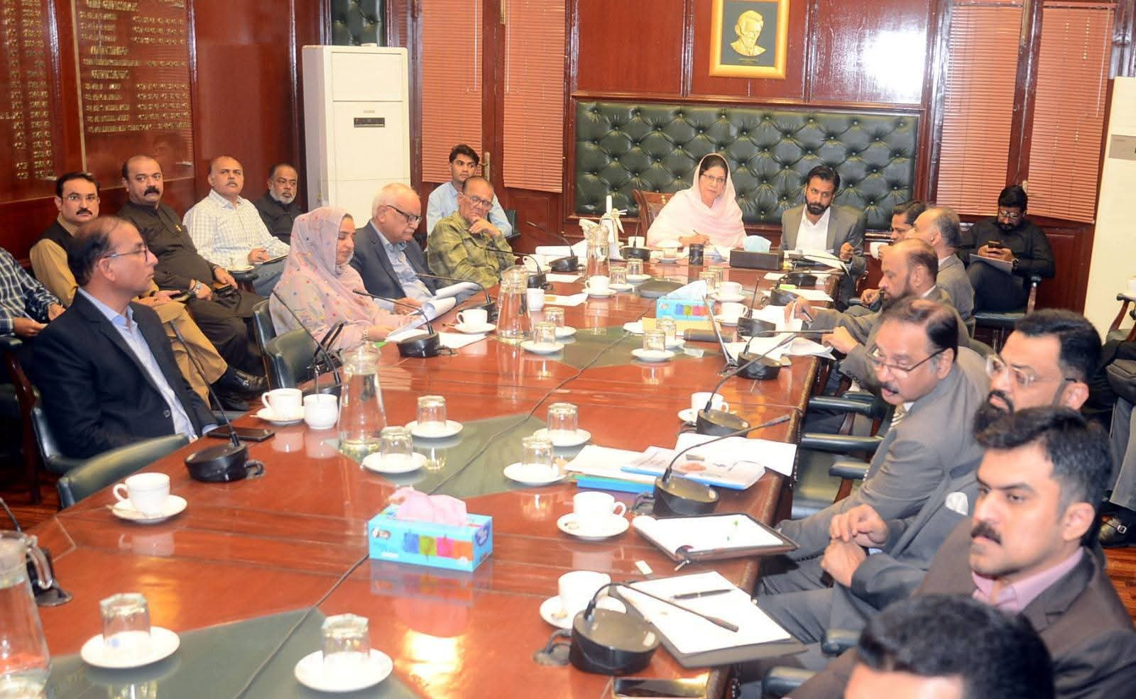 سينيٽ جي ذيلي ڪميٽي جو گلشن حديد ۽ اسٽيل ٽائون ۾ پاڻي بحران بابت هنگامي اجلاس