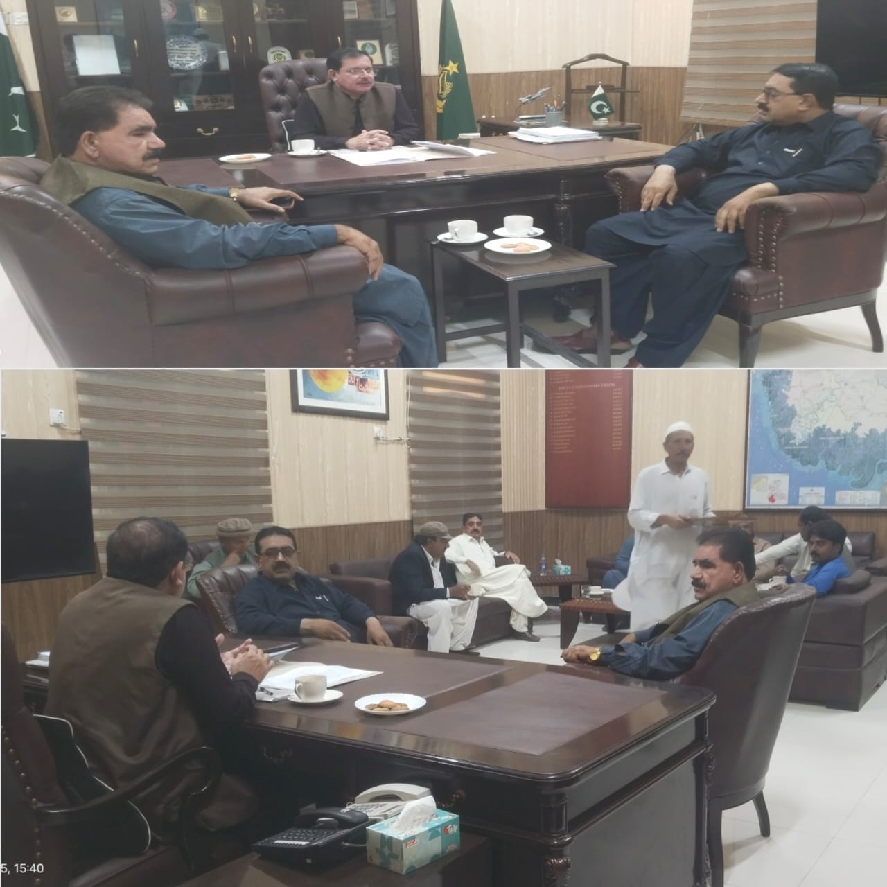 ڊپٽي ڪمشنر ٺٽو منور عباس سومرو جي صحافين گڏجاڻي، مختلف معاملن تي ڳالهيون