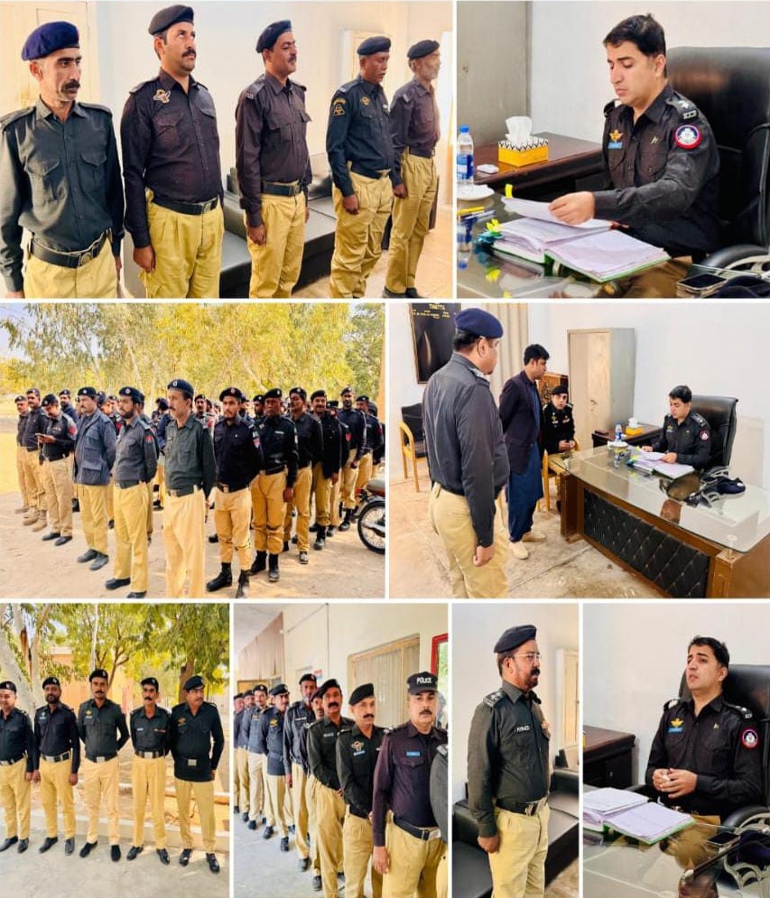 ايس ايس پي ٺٽو پاران پوليس هيڊڪوارٽر ٺٽو ۾ اردلي روم منعقد