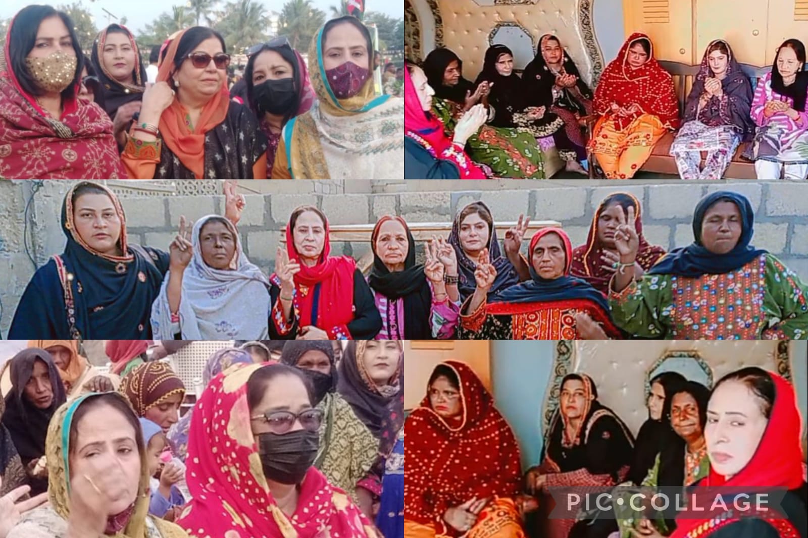 پاڪستان پيپلز پارٽي تعلقي ليڊيز ونگ جو امينا احسان ڀٽي جي صدارت ۾ اجلاس