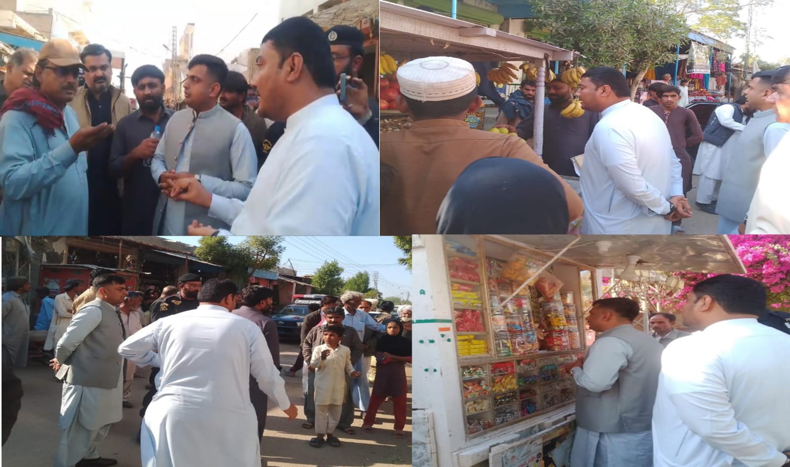 اسٽنٽ ڪمشنر پٿورو غلام علي طارق جي نگراني ۾ حددخلين خلاف ڪارروائي