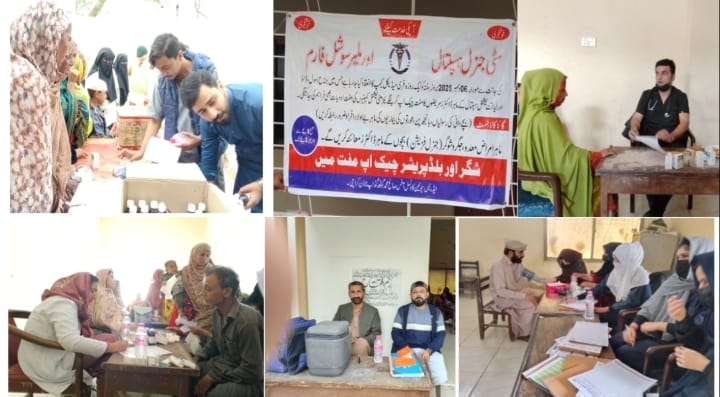 ملير: صالح محمد ڳوٺ ۾ مفت طبي ڪيمپ لڳائي وئي