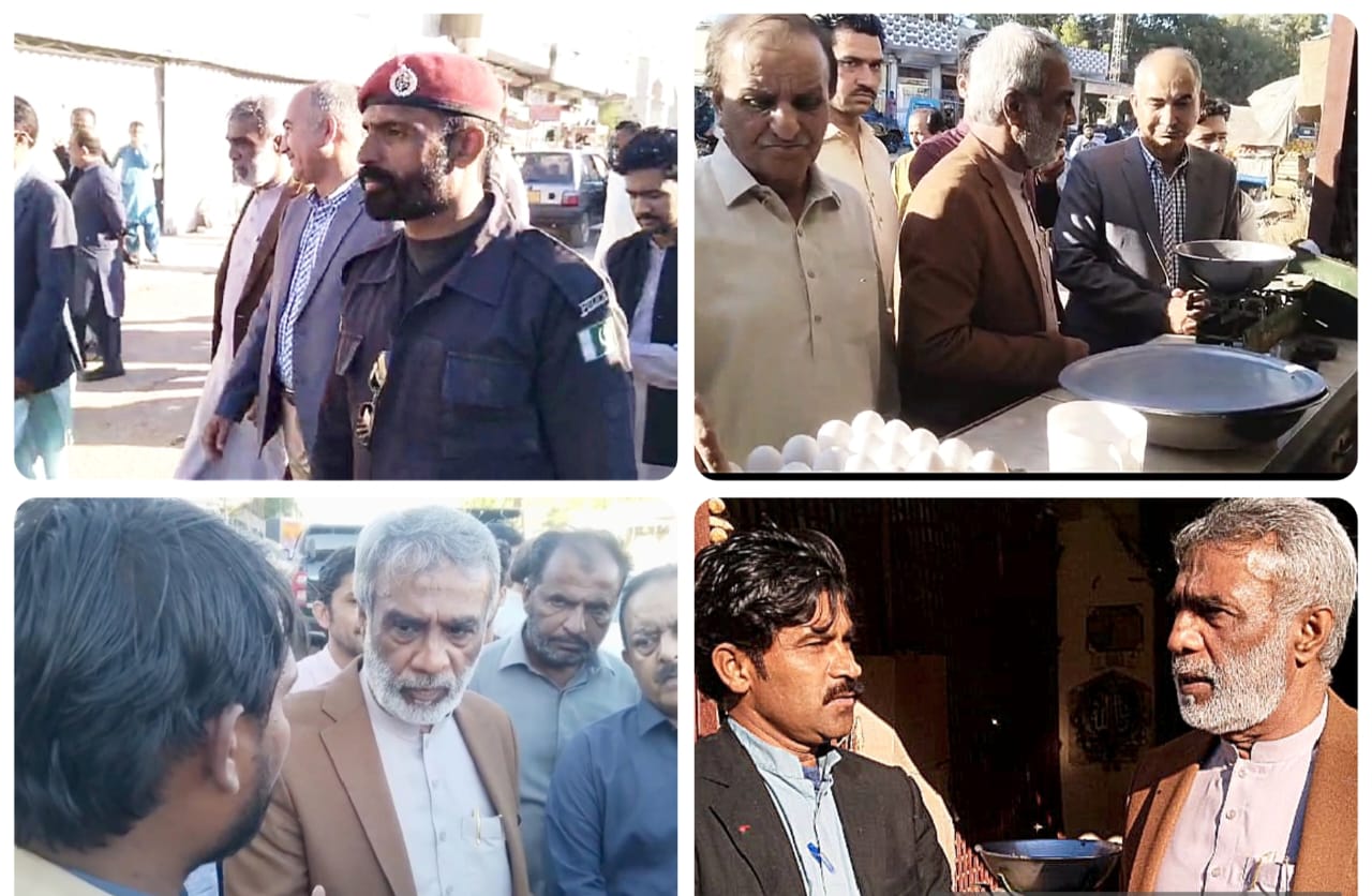 ٺٽو: وڏي وزير جي خاص معاون عثمان غني پاران مارڪيٽن جو اوچتو دورو