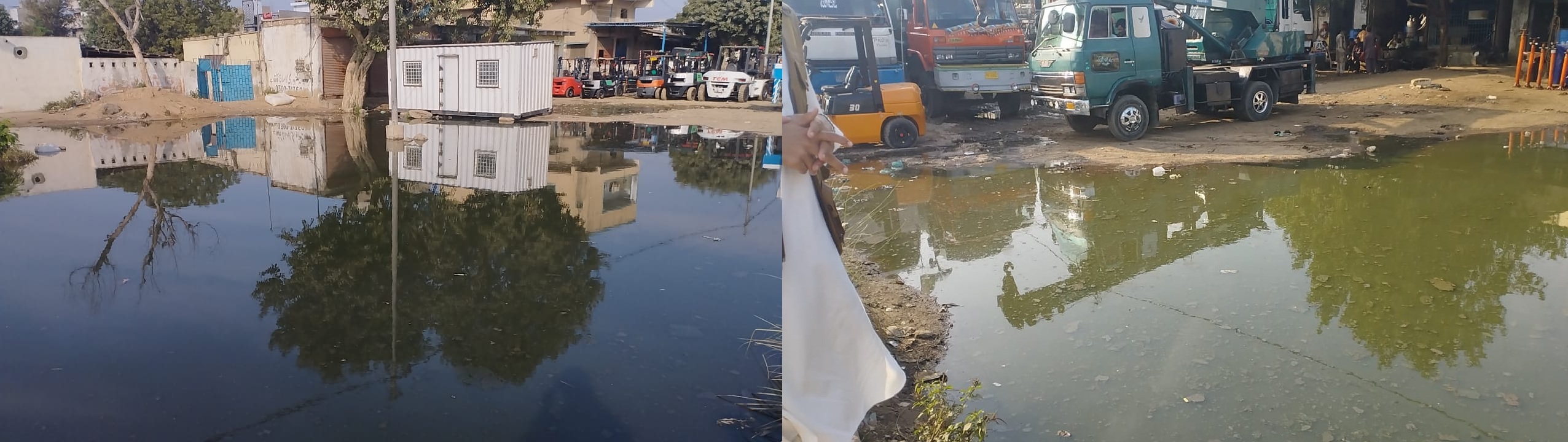 رزاق آباد ۾ گندگيءَ جا ڍير، انتظاميه صرف فوٽو شوٽ تائين محدود