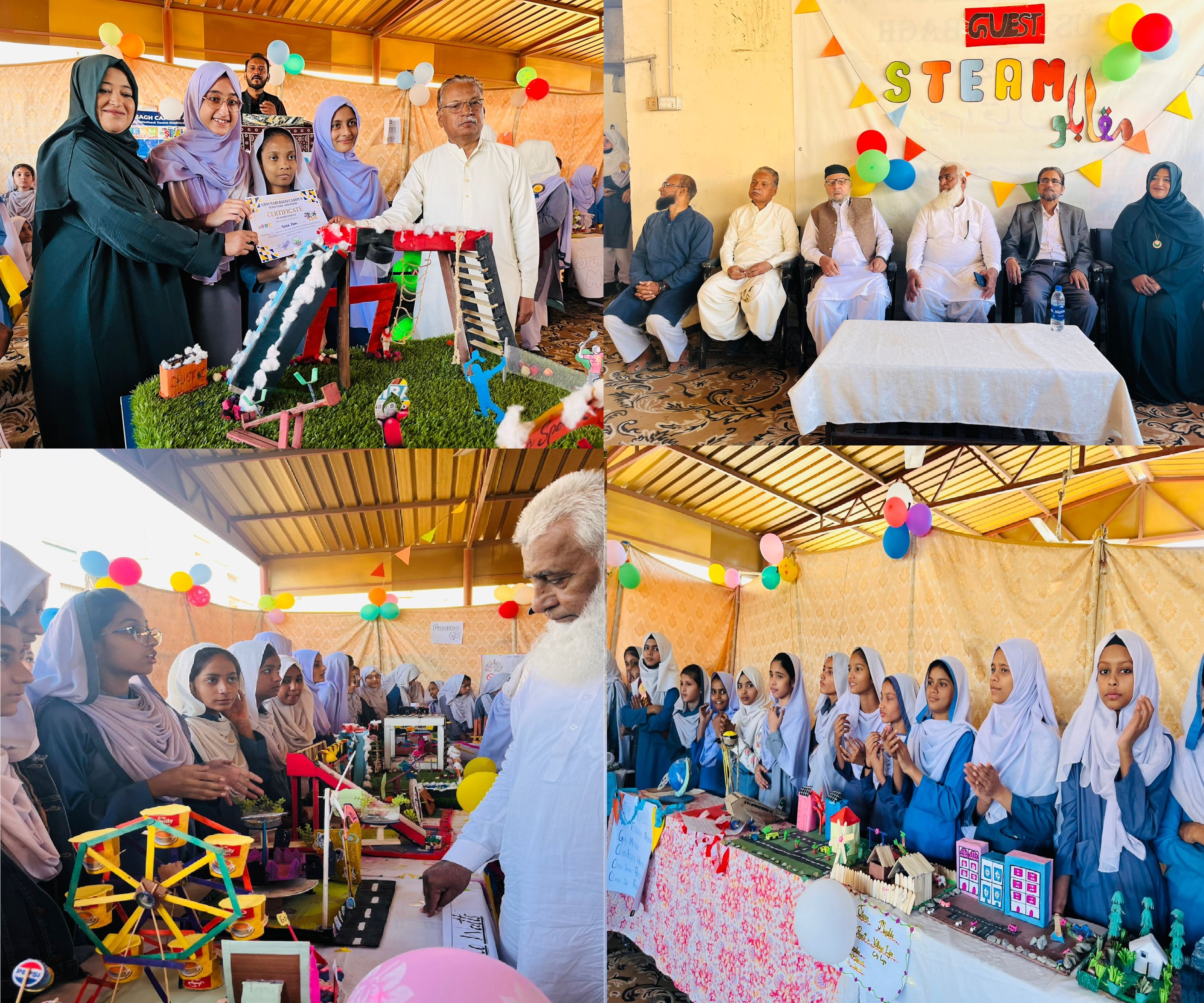 ڪراچي: گورنمينٽ اسڪول نبي باغ ڪيمپس ۾ سائنس، آرٽس ۽ ميٿميٽڪس مقابلا