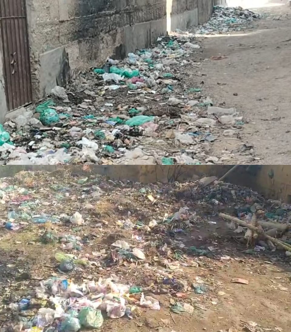 گڏاپ  ۽ ابراهيم حيدري ٽائون جي ڳوٺن ۾ گندگي ۽ گٽرن  جي پاڻي جو آزار