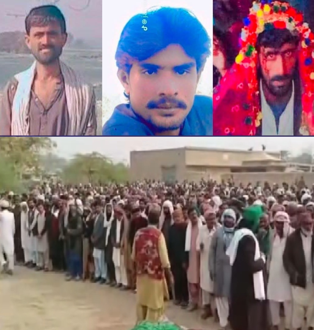 هنگورجا حادثے میں جاں بحق تین نوجوانوں کی نمازِ جنازہ ادا، علاقہ سوگوار