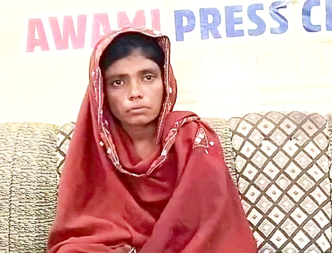 ٺٽي ۾ ناري جو مامي ۽ سندس ناٺي خلاف احتجاج