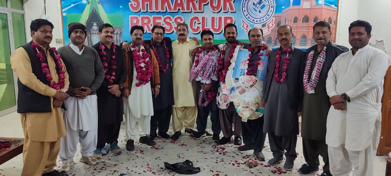 شڪارپور پريس ڪلب جي اليڪشن، عبدالسلام انڙ صدر چونڊجي ويو