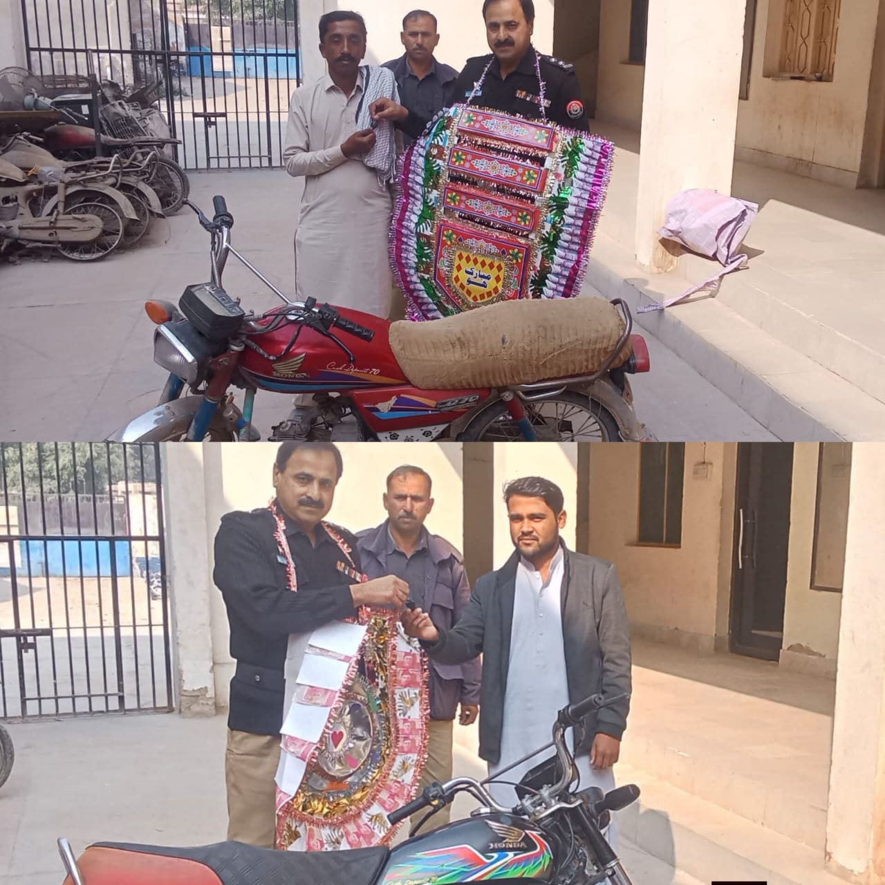 مورو پوليس جي ڪارروائي، 2 ڦر ٿيل گاڏيون هٿ ڪرڻ جي دعويٰ