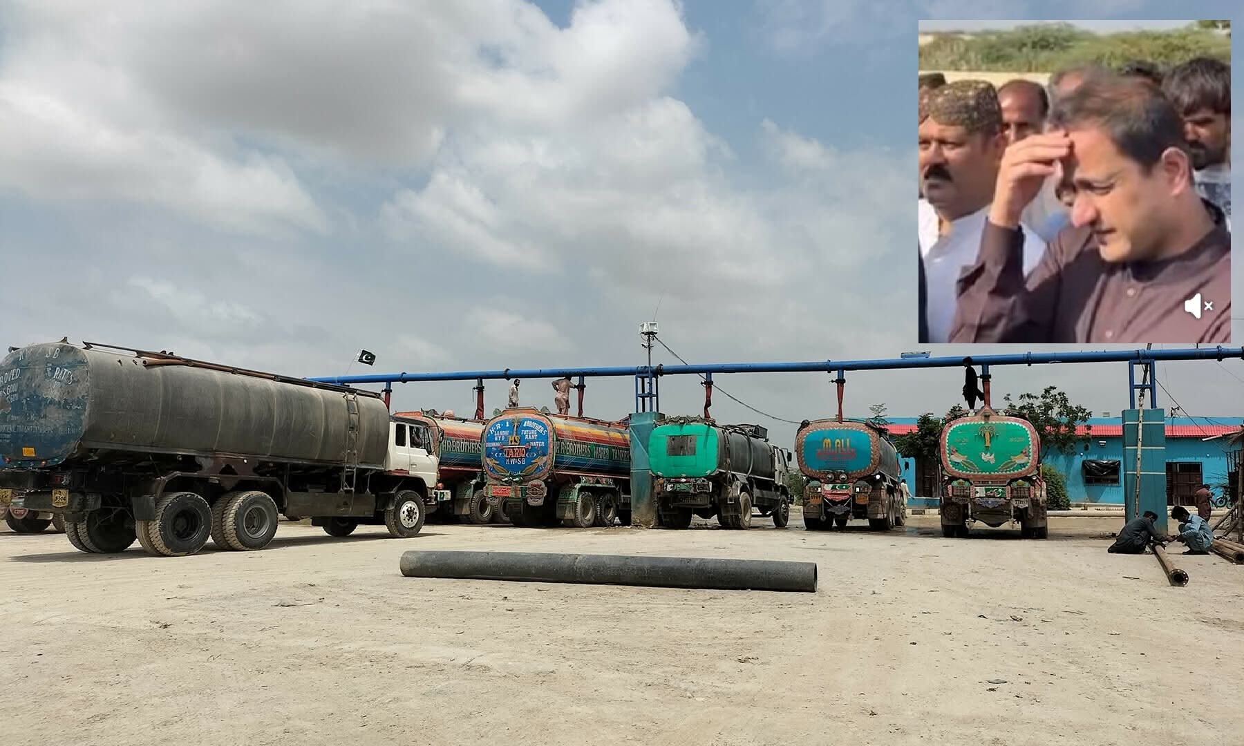 گُلشنِ حديد ۾ پيئڻ جي پاڻي جو سنگين بحران، لکين ماڻهو پاڻي کان محروم