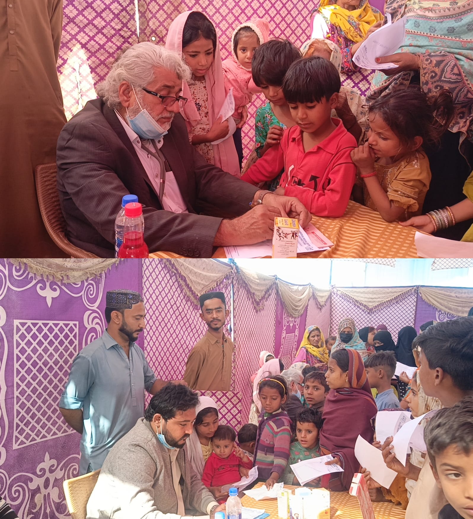 ملير: ڳوٺ ڌڻي پرتو ۾ مفت ميڊيڪل ڪيمپ لڳائي وئي