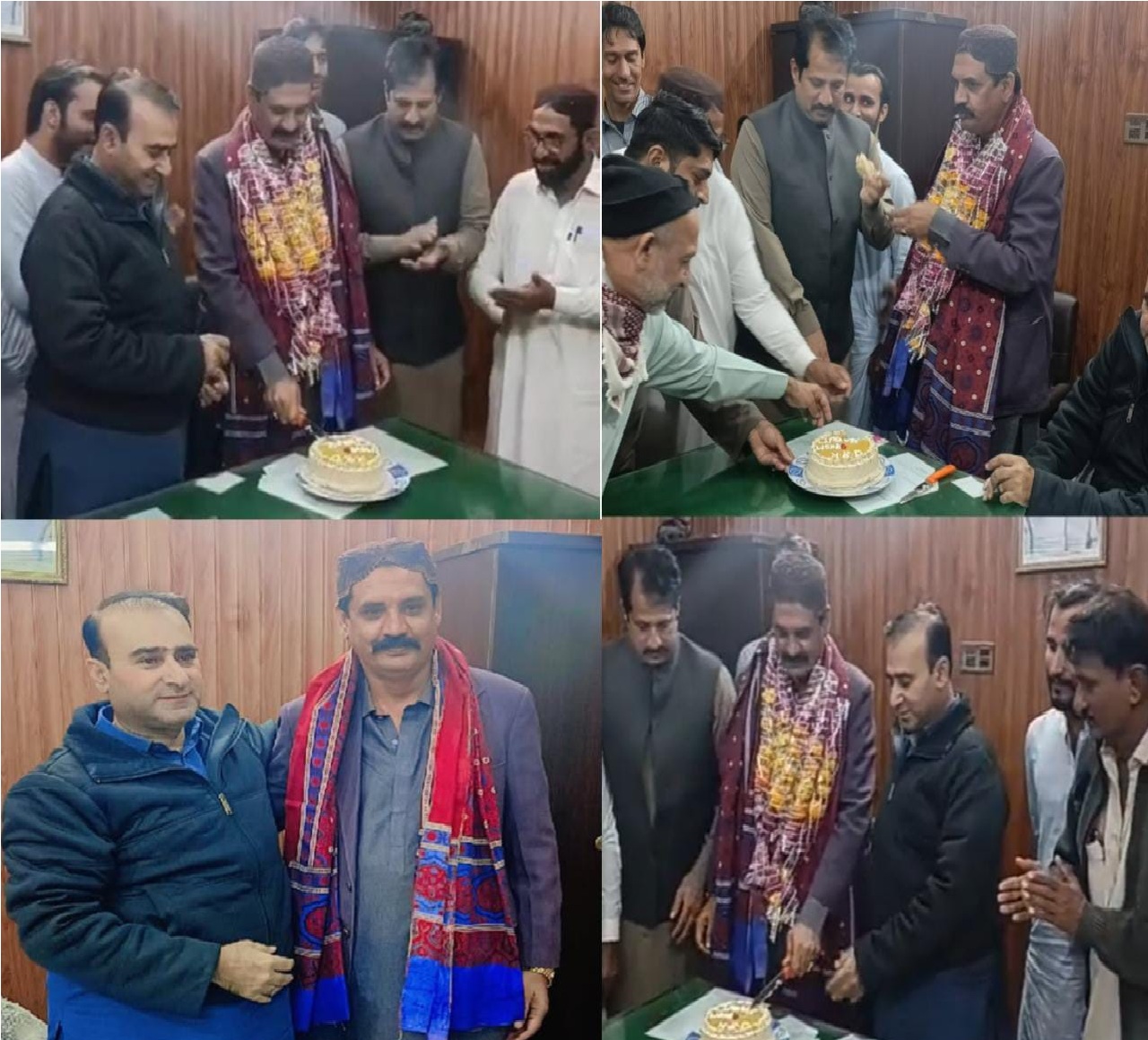 ٺٽو: ڊسٽرڪٽ اڪائونٽ آفيس ۾ ڊاڪٽر مير عبدالرزاق تراب جي سالگرهه تقريب منعقد