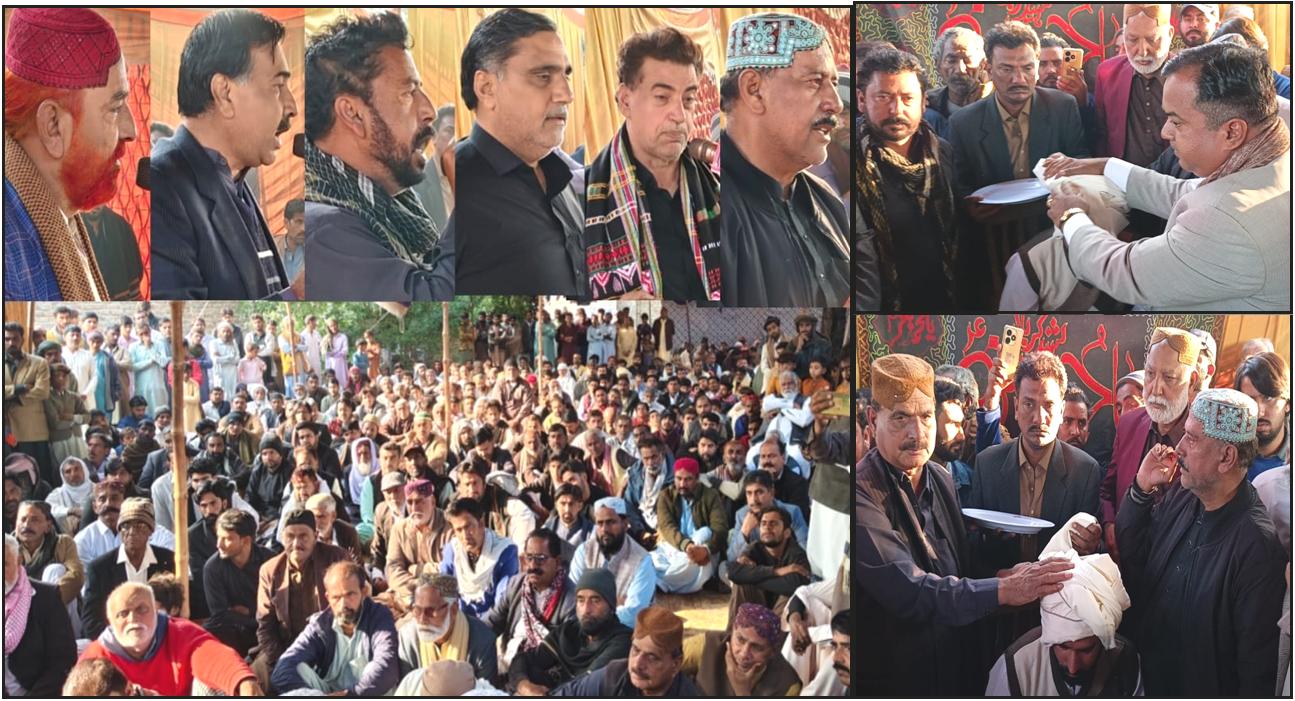 گسٽا سنڌ جي اڳوڻي مرڪزي صدر الھرکيو خاصخيلي جو ٽيجھو، سندس پٽ کي پڳ ٻڌائي وئي