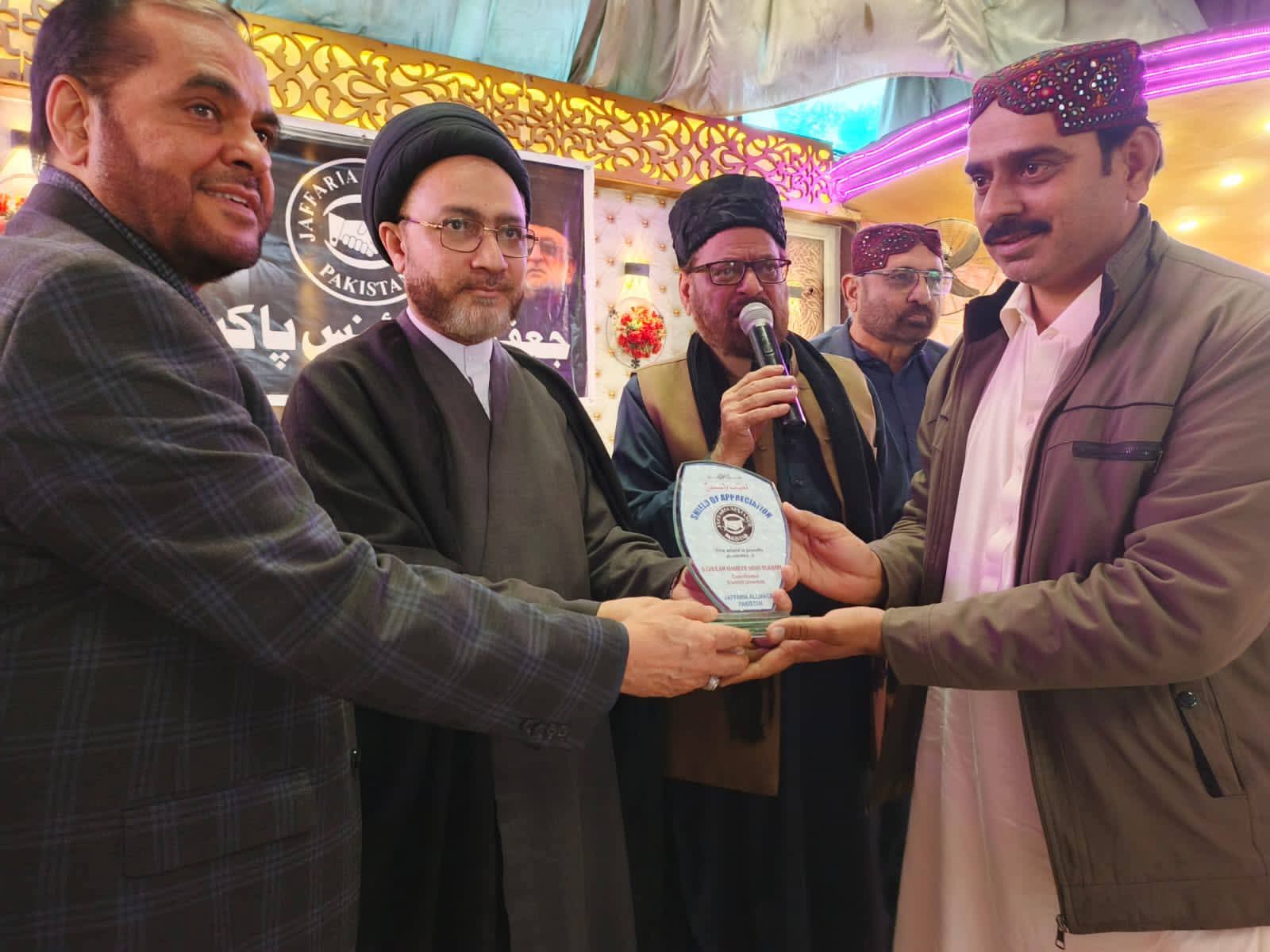 جعفريه الائنس جي انتظام هيٺ حيدرآباد ۽ ميرپورخاص ڊويزنن جي ذميوارن جو اهم اجلاس