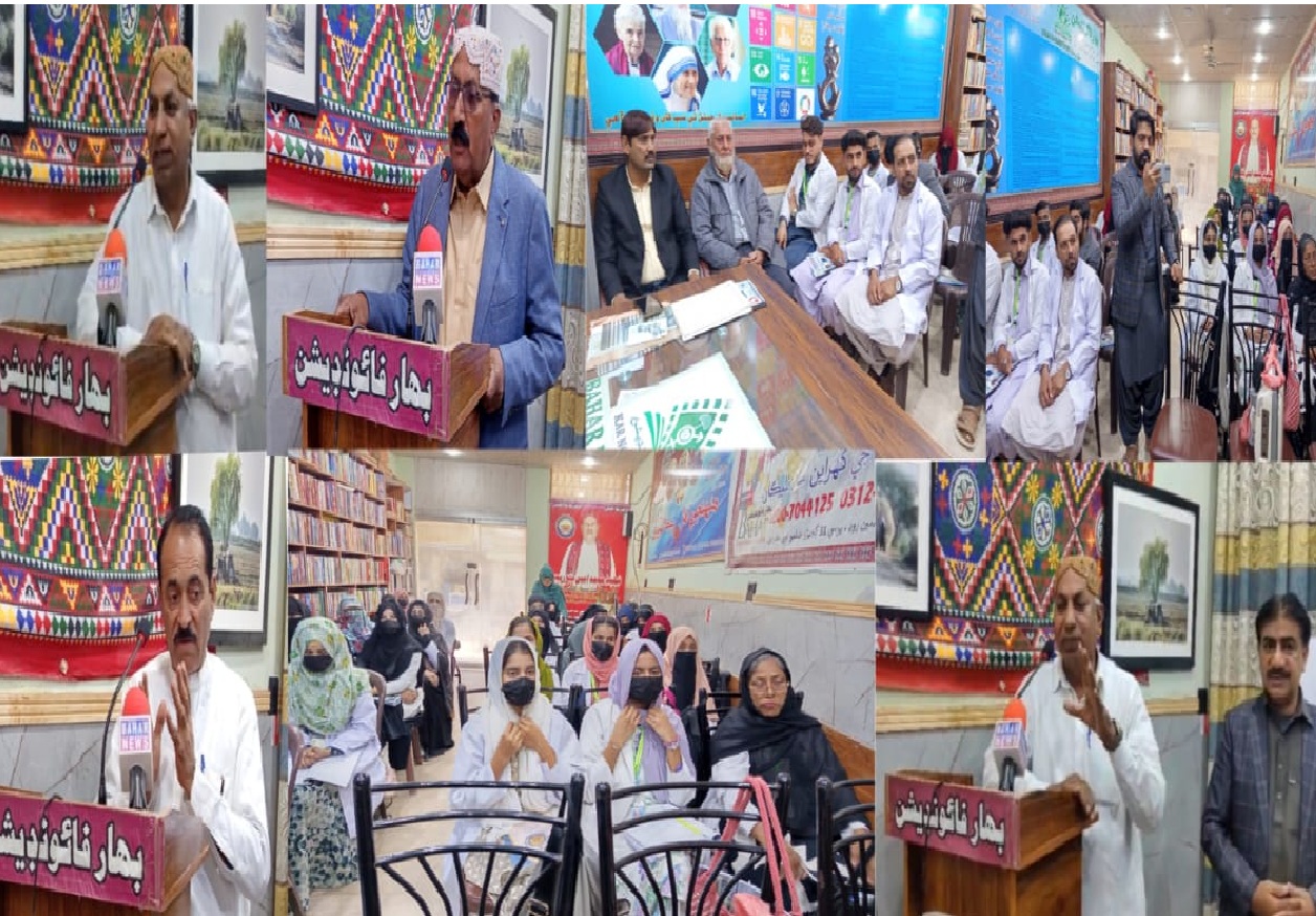 ڪراچي جي ڌڻي بخش بروهي ڳوٺ ۾ تعليم ۽ هنر جي اهميت بابت پروگرام