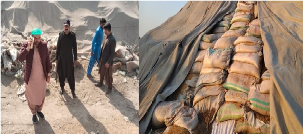 ہنگورجا فوڈ سینٹر میں رکھی گندم کے خراب ہونے پر نوٹس