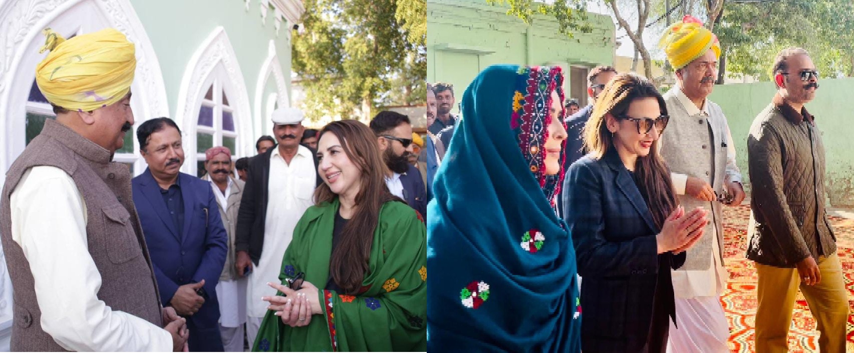 راڻا جاگير ۾ آمريڪي وفد جو دورو، آمريڪي سفير نيٽلي بيڪر جي آمد، شاندار آجيان