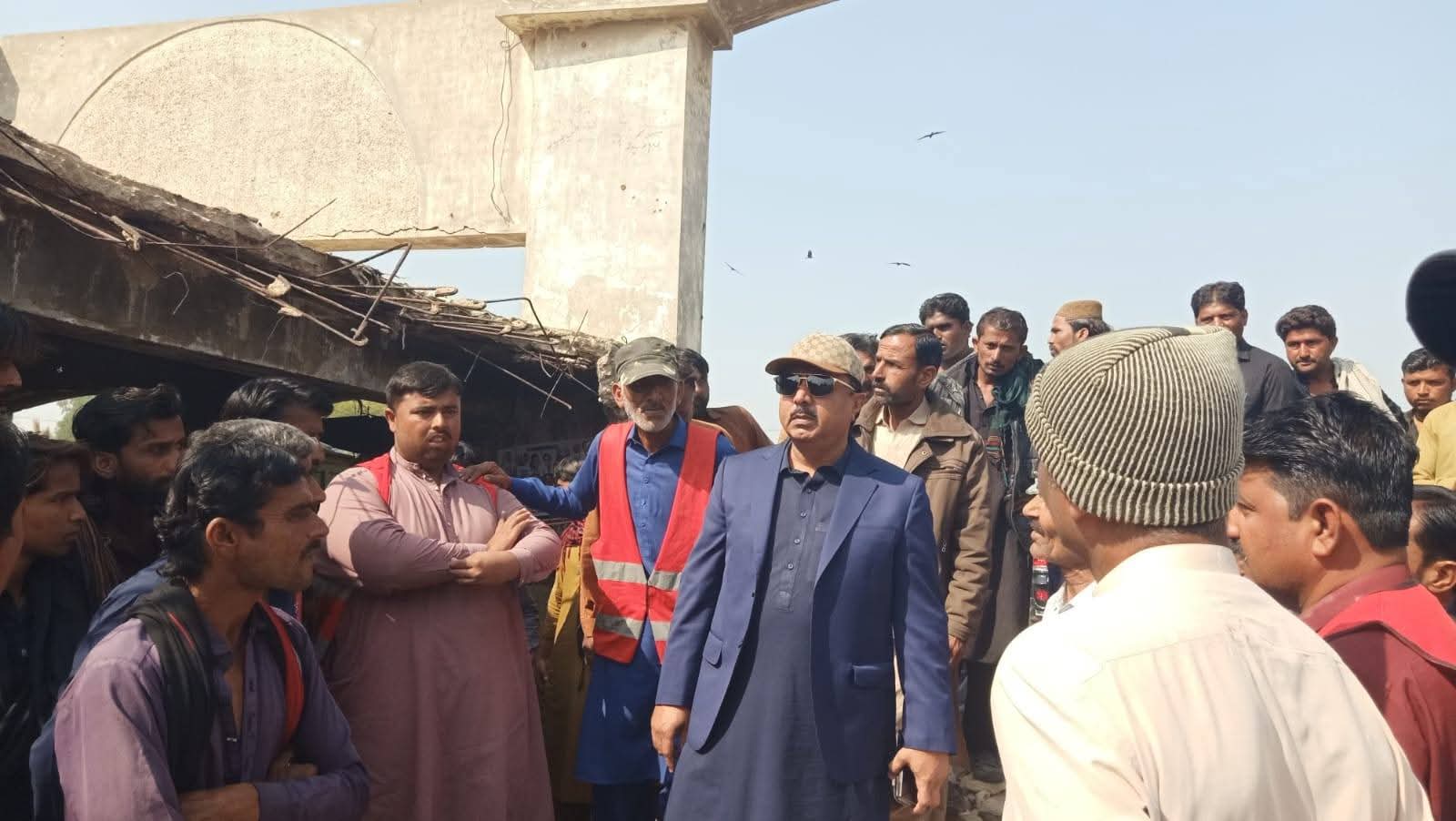 عمرڪوٽ جي روحل بس اسٽينڊ تي ڀڃ ڊاهه جو واقعو