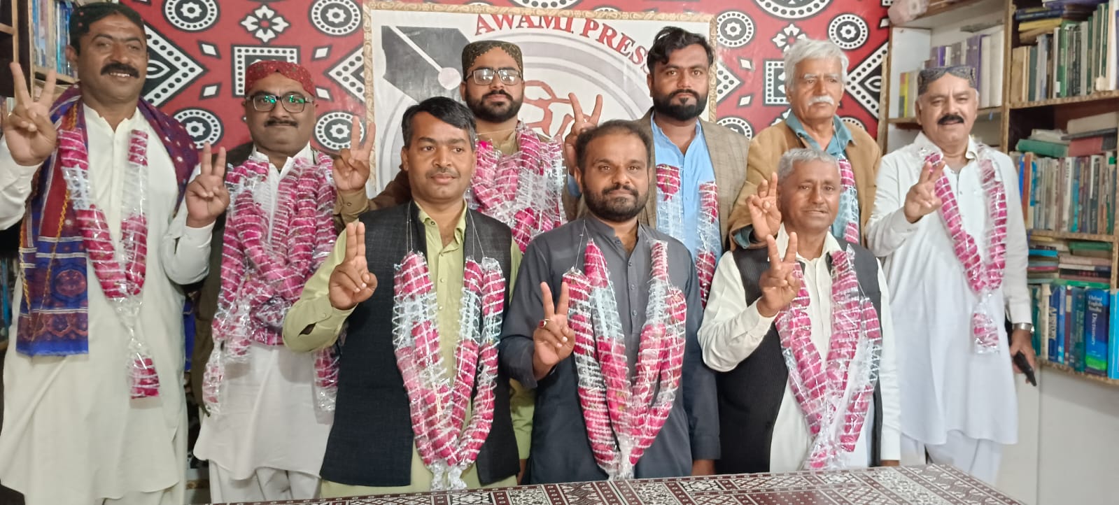 عوامی پریس کلب ملیر کے انتخابات، سید سجاد علی شاہ صدر، نائب صدر شہنشاہ چارن منتخب