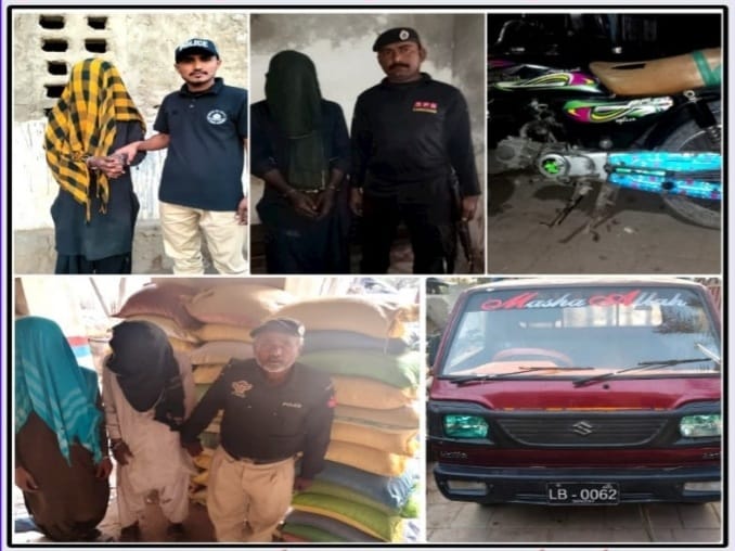 سجاول پوليس جون ڏوهارين ۽ منشيات فروشن خلاف ڪارروائي، 2 روپوش ڏوهاري گرفتار