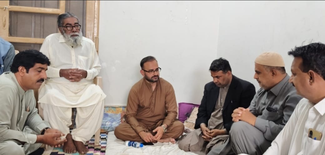 ھڱورجا۾ پ پ فھد علي شاھ جيلاني پاران مختلف ھنڌن تي تعزيتون ۽ ملاقاتون