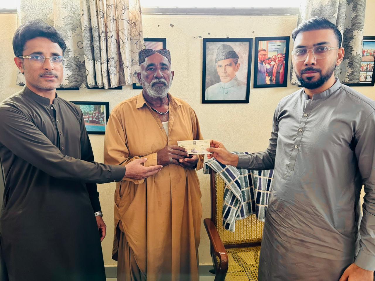 ٽنڊو محمد خان ۾ راندين واري کاتي پاران رانديگرن لاءِ مالي سهائتا