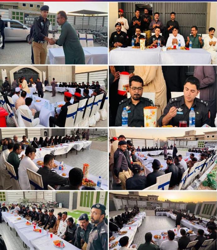 ايس ايس پي ٺٽو پاران پوليس آفيسرن ۽ اهلڪارن لاءِ افطار پارٽي جو اهتمام