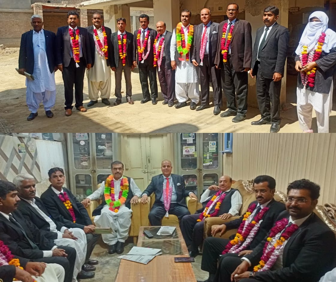 ڏوڪري تعلقي بار ايسوسيئيشن جي نون چونڊيل عهديدارن کي مبارڪون ڏيڻ جو سلسلو جاري