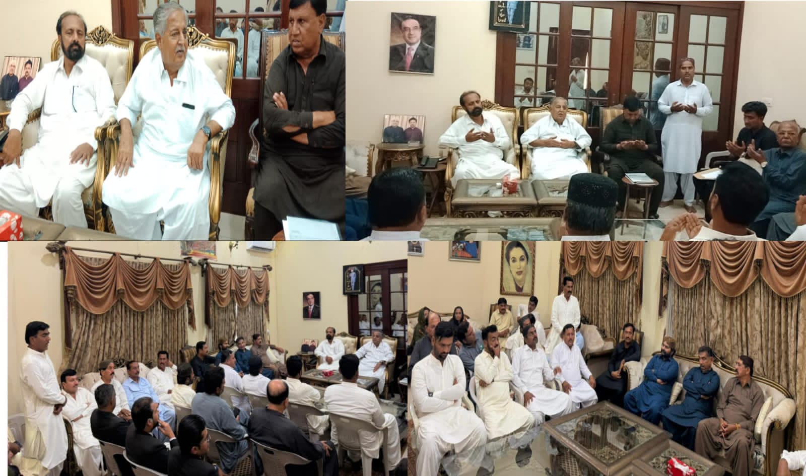 شھيد ذوالفقار علي ڀٽو جي 47هين ورسي ملهائڻ لاءِ پيپلزپارٽي ضلع عمرڪوٽ جي گڏجاڻي