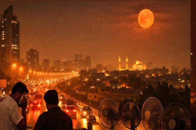 کراچی میں دن کے ساتھ راتیں بھی گرم، محکمہ موسمیات نے اپڈیٹ جاری کر دی