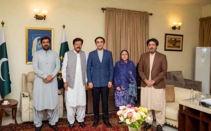 پ پ چيئرمين بلاول ڀٽو زرداري سان شيرازي ڀائرن جي لاڙڪاڻي ۾ ملاقات