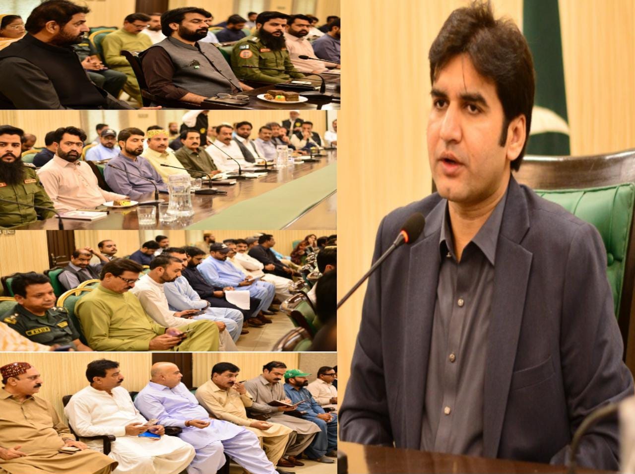 ڊي سي ٺٽو سرمد علي ڀاڳت جي صدارت هيٺ اهم اجلاس ٿي گذريو