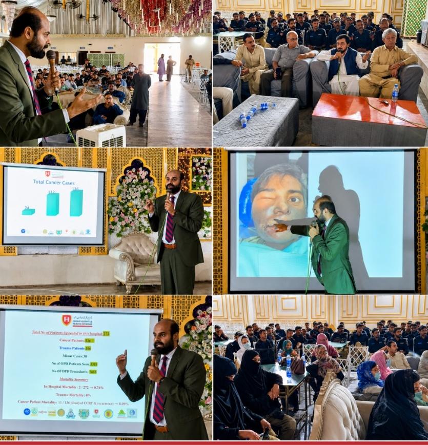سجاول ۾ سجاول ۾ آگاهي سيمينار ۽ ميڊيڪل اسڪريننگ ڪيمپ لڳائي وئي