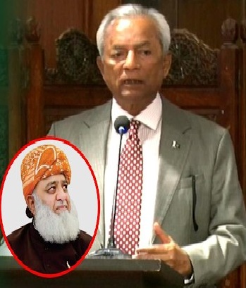 فضل الرحمان فوج اور شہداء کے بارے میں بیان پر پشیمان ہوں گے، اپنے الفاظ واپس لیں: گورنر سندھ