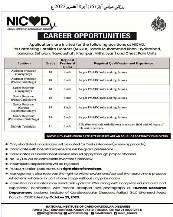 NICVD Jobs