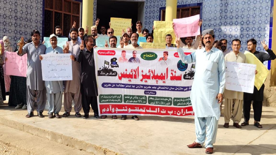 Sindh Employees’ Alliance strike enters 10th day; government offices remain shut