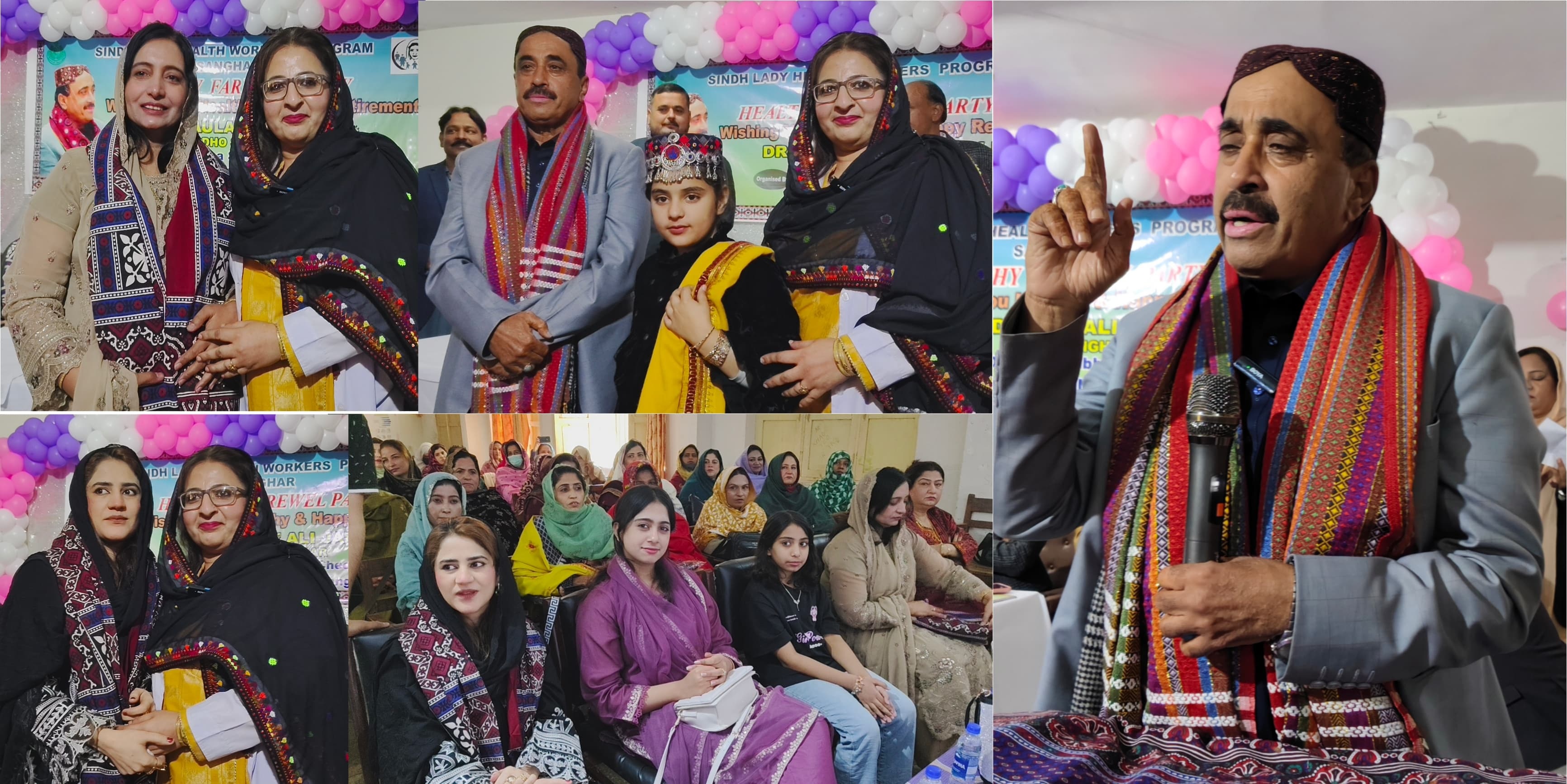 Farewell Ceremony Held in Sanghar for District Health Officer Dr Daulat Ali Jamali