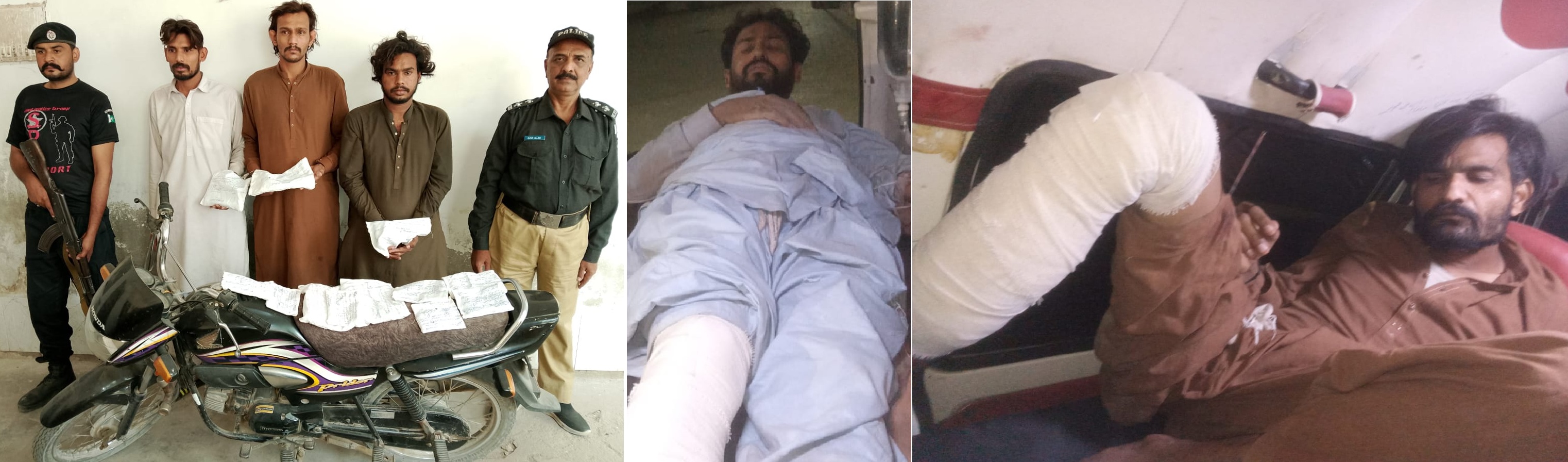 Five suspects of inter-provincial dacoit gang arrested after police encounter in Tando Adam