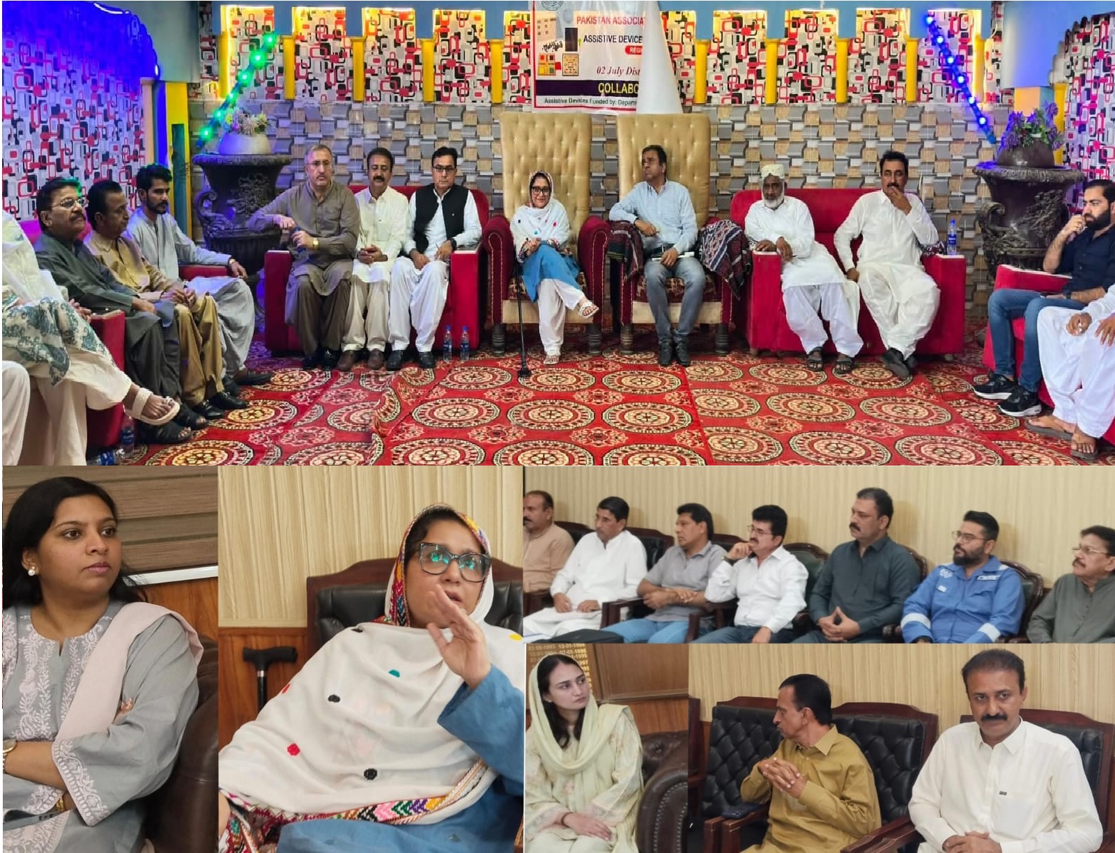 Senator Qurat-ul-Ain Marri reviews OGDCL projects, attends assistive devices distribution ceremony in Sanghar
